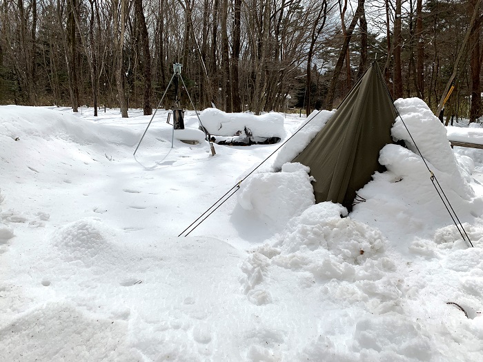 ３月の雪