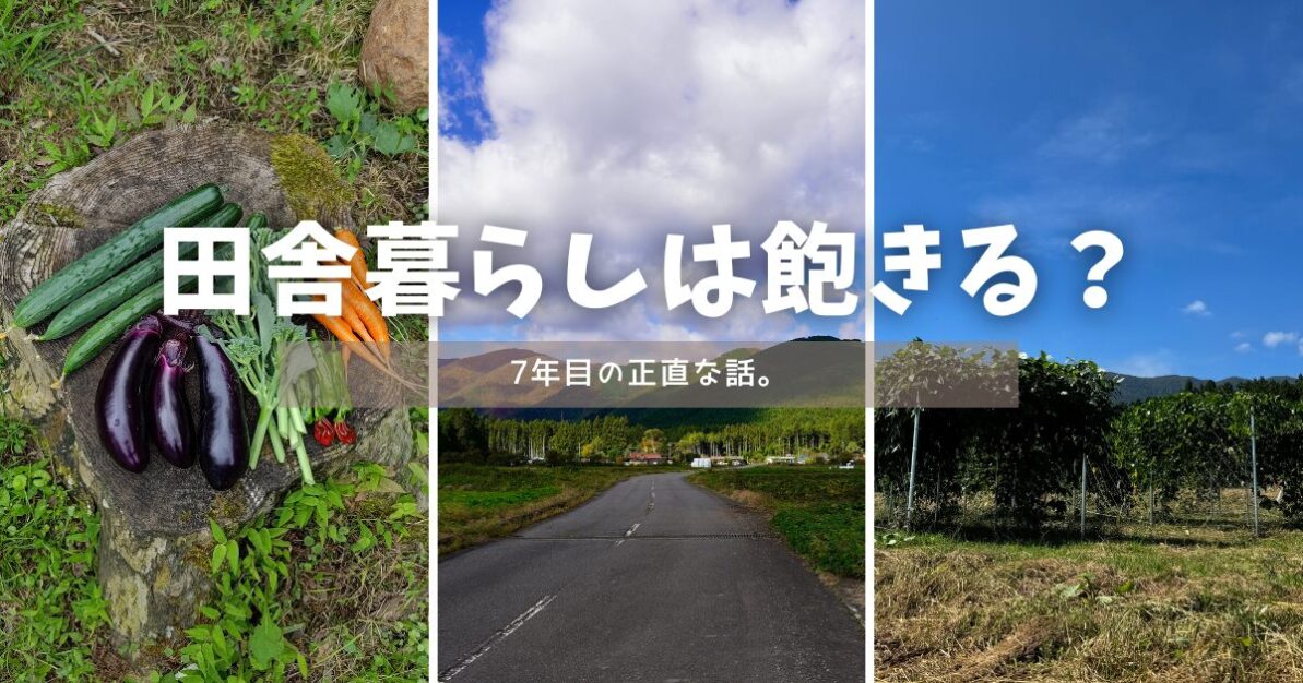 田舎暮らしは飽きる?